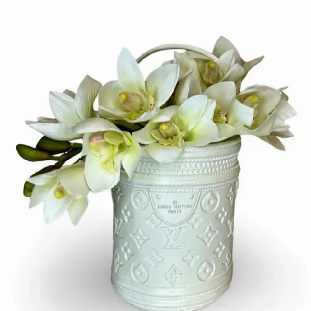 White Luxury  Ceramic Vases -Mothers Day Gift